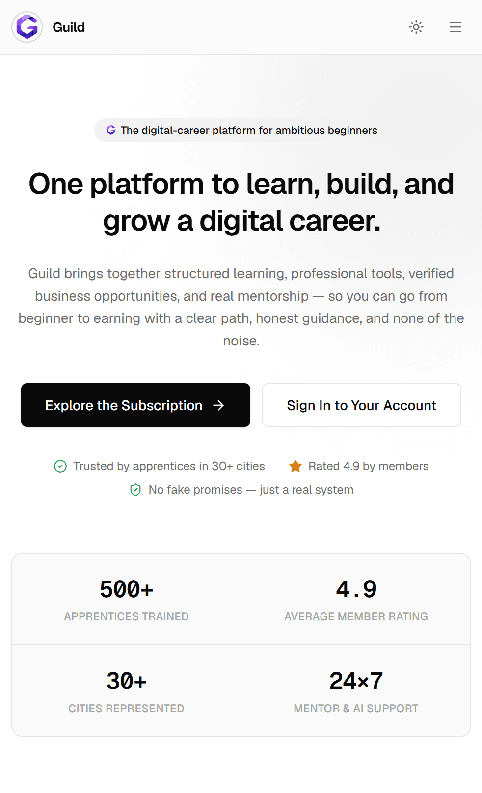 Guild — Career OS for the next generation of earners